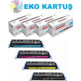 Eko Kartuş Hp Color Laserjet 2605DN Q6000 4 Renk Muadil Toner - Renkli - Standart