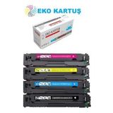 Eko Kartuş Hp Color Laserjet Pro M454DN (CF415-W2030A) -CRG055 Set (Chipsiz) Muadil Toner
