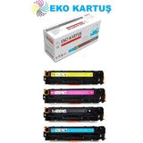 Eko Kartuş Hp Color Laserjet Pro Mfp M180 (CF530A-CF531A-CF532A-CF533A) (205A) Set Muadil Toner