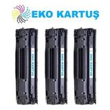 Eko Kartuş Hp G3Q47A CF230A (230A) Ekonomik Avantajlı 3’lü Paket Muadil Toner,