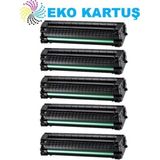 Eko Kartuş Hp Laser Mfp 135W Ekonomik Avantajlı 5’li Paket Çipli Muadil Toner, - Renkli