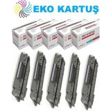 Eko Kartuş Hp Laserjet 1160LE Ekonomik Avantajlı 5’li Paket Toner - Renkli
