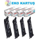 Eko Kartuş Hp Laserjet Pro M426 CF226X Ekonomik Avantajlı 4’lü Paket Yüksek Kapasite Toner - Renkli