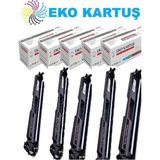 Eko Kartuş Hp Laserjet Pro Mfp M130FW Hp CF217A(17A) Ekonomik Avantajlı 5’li Paket Toner, - Renkli