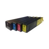 Eko Kartuş Hp Officejet Enterprise Color X555XH 4 Renk 980XL Muadil Kartuş, - Renkli