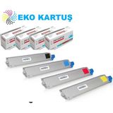 Eko Kartuş Oki C822 Siyah Muadil Toner