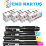 Eko Kartuş Xerox Workcentre 7120 /7125/7220/7225 Set 4 Renk Muadil Toner,