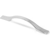 Eko Sülün Çekmece Dolap Kapak Kulpu Kulbu 96 mm Parlak Metal Kulp (3 Adet) - Krom