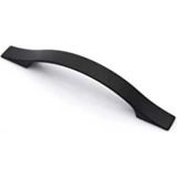 Eko Sülün Çekmece Dolap Kapak Kulpu Kulbu 96 mm Siyah Metal Kulp (1 Adet)