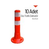 Eko Trafik İleri Trafik Delinatörü 45 x 8 CM Esnek Duba 10 Adet - 3296