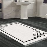 Eko Trend DJT Banyo Paspası Yıkanabilir Kaymaz Taban 1919 Modern Gri Siyah