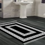 Eko Trend DJT Banyo Paspası Yıkanabilir Kaymaz Taban 650M Modern Siyah