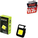 EkoAlışverişDünyam 3ın1 Mıknatıslı USB Şarjlı Fener - Anahtarlık - Pratik Kapak Açacak (5510)