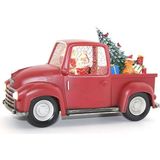 EkoAlışverişDünyam Araba Tasarımlı Işıklı Müzikli Noel Baba Kar Küresi