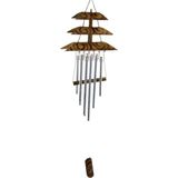 EkoAlışverişDünyam Bambu Metal Çanlı Rüzgar Çanı