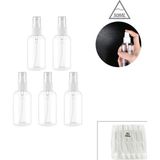 EkoAlışverişDünyam Boş Sprey Şişesi - Plastik - 50 ml - Şeffaf