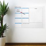 EkoAlışverişDünyam Haftalık Planlayıcı Manyetik Duvar Stickerı Takvim 70 cm x 56 cm (5510)