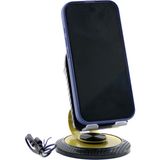 EkoAlışverişDünyam Mobıle Phone 2ın1 Bt Speaker Hoparlör = 5W Şarjlı - Masa Üstü Telefon Tutacak = 360° Dönen Stand - Oynar Metal Ayak (5510)