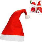 EkoAlışverişDünyam Noel Baba Şapkası Kırmızı Renk Yılbaşı Temalı Eğlenceli Parti Aksesuarı