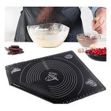 EkoAlışverişDünyam Silikon Çok Amaçlı Geniş Hamur Matı Hamur Açma Matı 40*50 cm (5510)