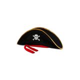 EkoAlışverişDünyam Yetişkin Boy Kadife Jack Sparrow Denizci Korsan Şapkası 50X20 CM