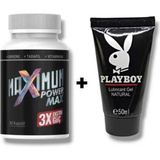 Ekobox Maximum Power Max 3x Erkeklere Özel 30'lu Muzice Kayganlaştırıcı Jel 50 ml - Paket