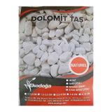 Ekodoğa Beyaz Dolomit Taş 2 Kg 1 5 Cm Dere Çakıl Taşı Bahçe Süs Saksı Teraryum Akvaryum No 3