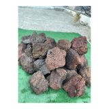 Ekodoğa Büyük Kırmızı Pomza Taşı 10-15 cm 10 Kg Volkanik Cürüf Ponza Lav Kırığı