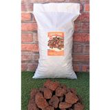 Ekodoğa Dekoratif Pomza Taşı 10 Kg 5-10 Cm Bahçe Dekor Taşı Kırmızı Pomza Tarım Pomzası Lav Taşı Cüruf Ponza