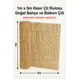 Ekodoğa Kamış Hasır Bambu Çit 1m X 5 metre