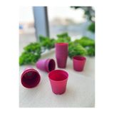 Ekodoğa Kare Saksı 40 Adet 0,50 Lt 9,3X10,4 Cm Üretim Saksısı Siyah Saksı Kare Üretim Saksı Plastik Saksı