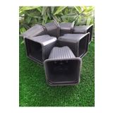 Ekodoğa Kare Saksı 50 Adet 8X8X9 Cm Vakum Saksı Ucuz Saksı Üretim Saksısı Fide Saksısı Siyah Saksı