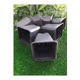 Ekodoğa Kare Saksı 75 Adet 8X8X9 Cm Vakum Fide Siyah Saksı