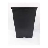 Ekodoğa Kare Üretim Saksı 4,4 Lt 15X24 Cm 10 Adet Üretim Saksısı Siyah Saksı Plastik Saksı Kare Saksı
