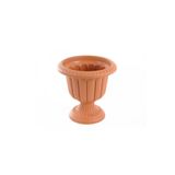 Ekodoğa Nergis Saksı 47,6X47,4 Cm 25,3 Lt Kahverengi Saksı Ayaklı Saksı Plastik Saksı Bahçe Saksısı