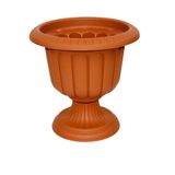 Ekodoğa Nergis Saksı 58,8X58,9 Cm 47 Lt Kahverengi Saksı Ayaklı Saksı Plastik Saksı Bahçe Saksısı