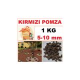 Ekodoğa Pomza 1 Kg 5 10 Mm Kırmızı Lav Taşı Curüf Tarım Pomzası Madeni Ponza