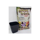 Ekodoğa Safir Saksı 0,8 Lt 10,9X10 Cm Saksı Alana 3 Litre Torf Hediye