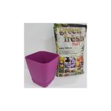 Ekodoğa Safir Saksı 1,8 Lt 14X13 Cm Saksı Alana 3 Litre Torf