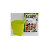 Ekodoğa Safir Saksı 5 6 Lt 20 5X18 Cm Alana Litre Torf Hediye Renkli Plastik Çiçek Sarı