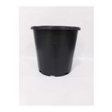 Ekodoğa Üretim Saksısı 3 Adet 20X25 Cm 6,4 Lt Plastik Saksı Siyah Üretim Saksı Bitki Saksısı