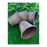 Ekodoğa Vakum Saksı 5 Adet 15X13 Cm 1 50 Lt Plastik Ucuz Fide Üretim Saksısı Gri,895600214544