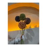 Ekodoğa Yapay Allium Çiçek, 4 Adet, 70 cm, Çok Renkli