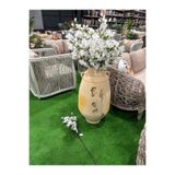 Ekodoğa Yapay Çiçek Bahar Dalı 70 cm, Beyaz, Saksı Vazo Dekorasyon