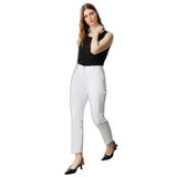 EKOL Beli Lastikli Cepsiz Pantolon, 50, 25Y.EKL.PNT.02028.1, EKRU, Kadın