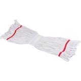 Ekol Çift Kovalı Temizlik Arabası Seti Yedek Dar Islak Mop Püskül Paspas 17 Cm - 500 gr - Beyaz - 5 Adet
