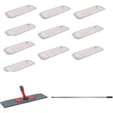 Ekol Tablet Palet Nemli Yedek Mop Takımı Seti - 10 Ad 80 Cm. Nemli Mop + Katlanır Aparat + Metal Sap