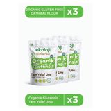 Ekoloji Glutensiz Organik Glutensiz Tam Yulaf Unu 500 Gr 3 lü Paket Organic Gluten Free Whole Oat Flour 500 Gr 3 Pack