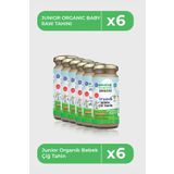 Ekoloji Market Organik Bebek Çiğ Tahin 230 Gr 6 Lı Paket Organic Baby Raw Tahini 230 Gr 6 Pack