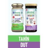 Ekoloji Market Organik Çiğ Tahin 230 gr + Organik Dut Özü 290 gr